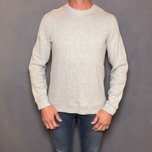 Mack Weldon‎ Ace Crew Sweatshirt Light Heather Grey Men's Small